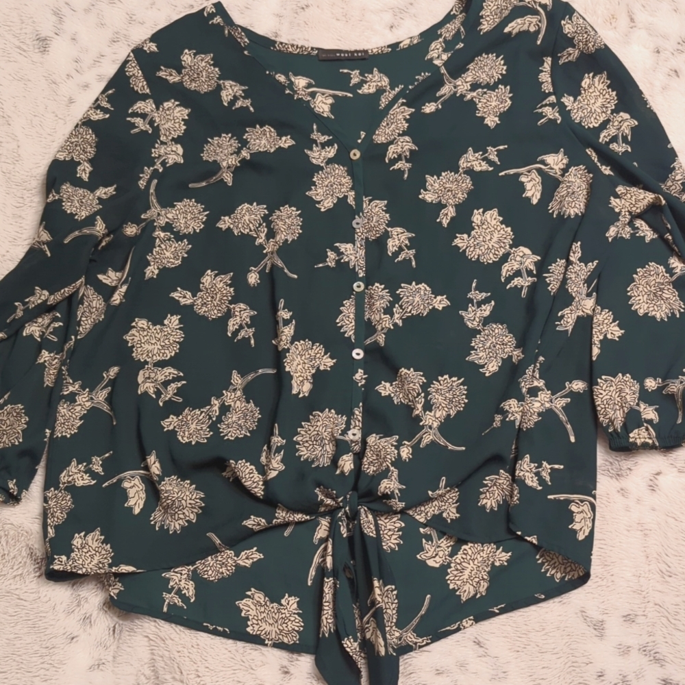 Tie Front Blouse